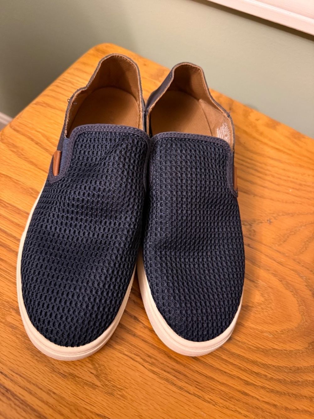 Olukai Pehuea Slip On Shoes Navy Size 10
